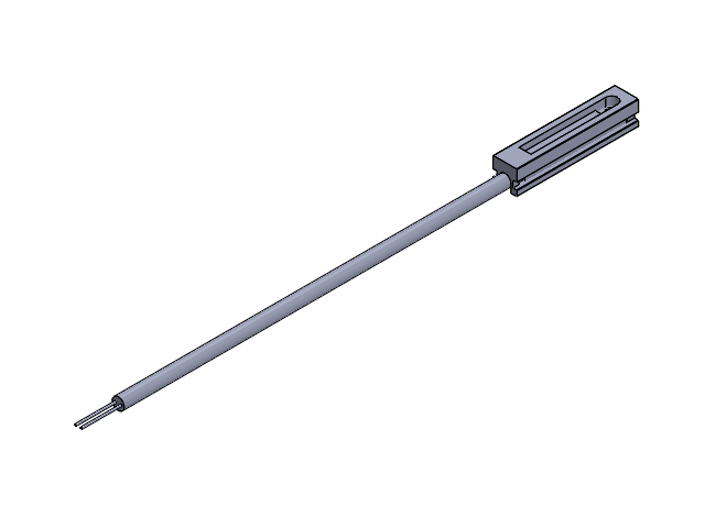 Reed switch with clamp